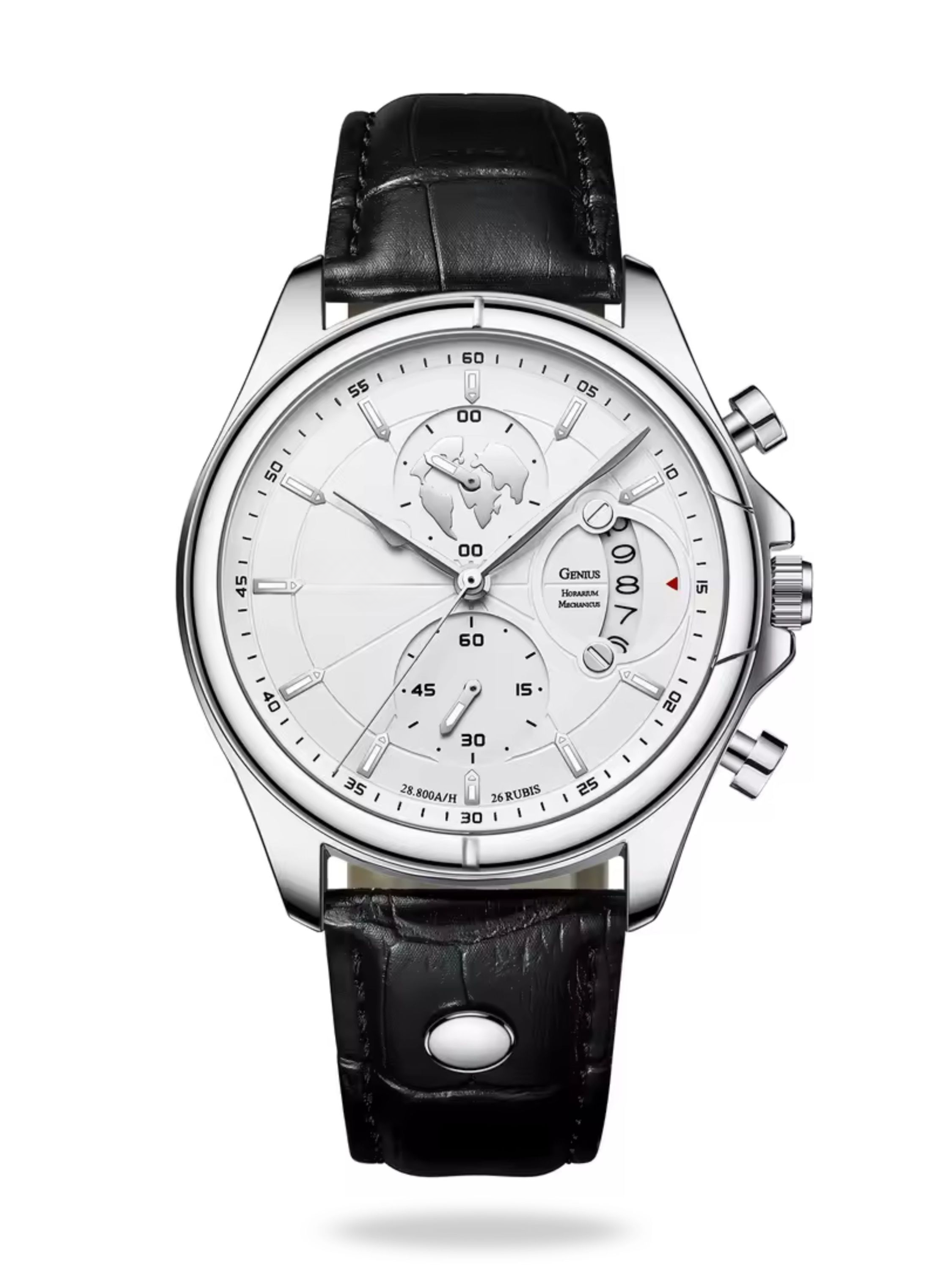 Aldric Voss — The Meridian Chronograph White