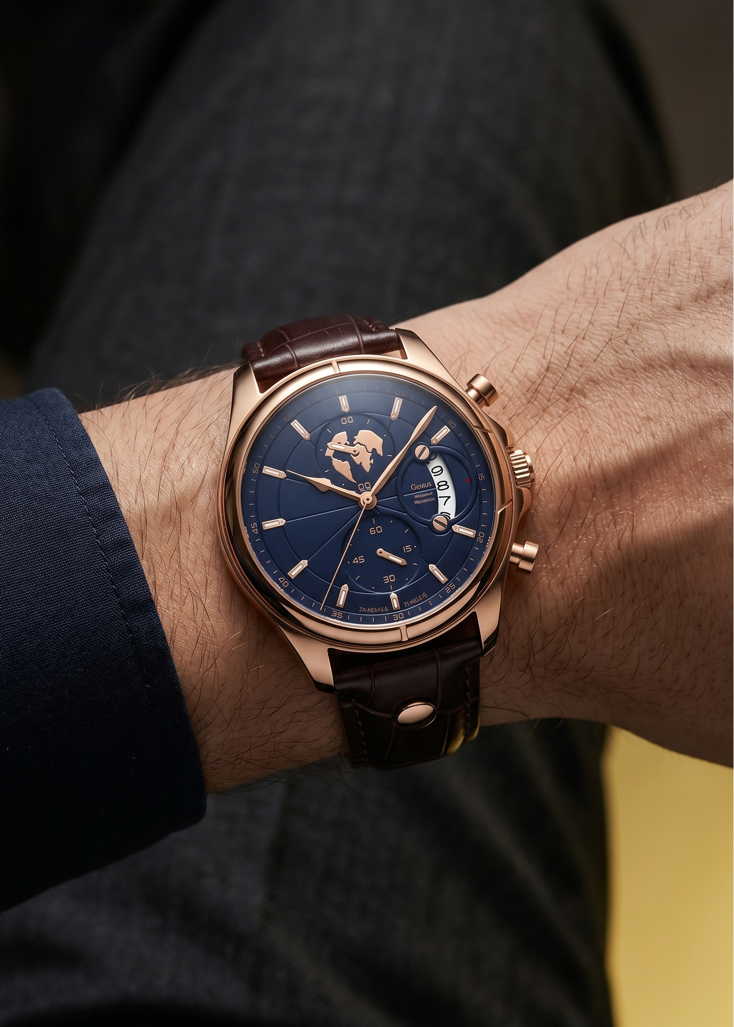 Aldric Voss — The Meridian Chronograph Navy