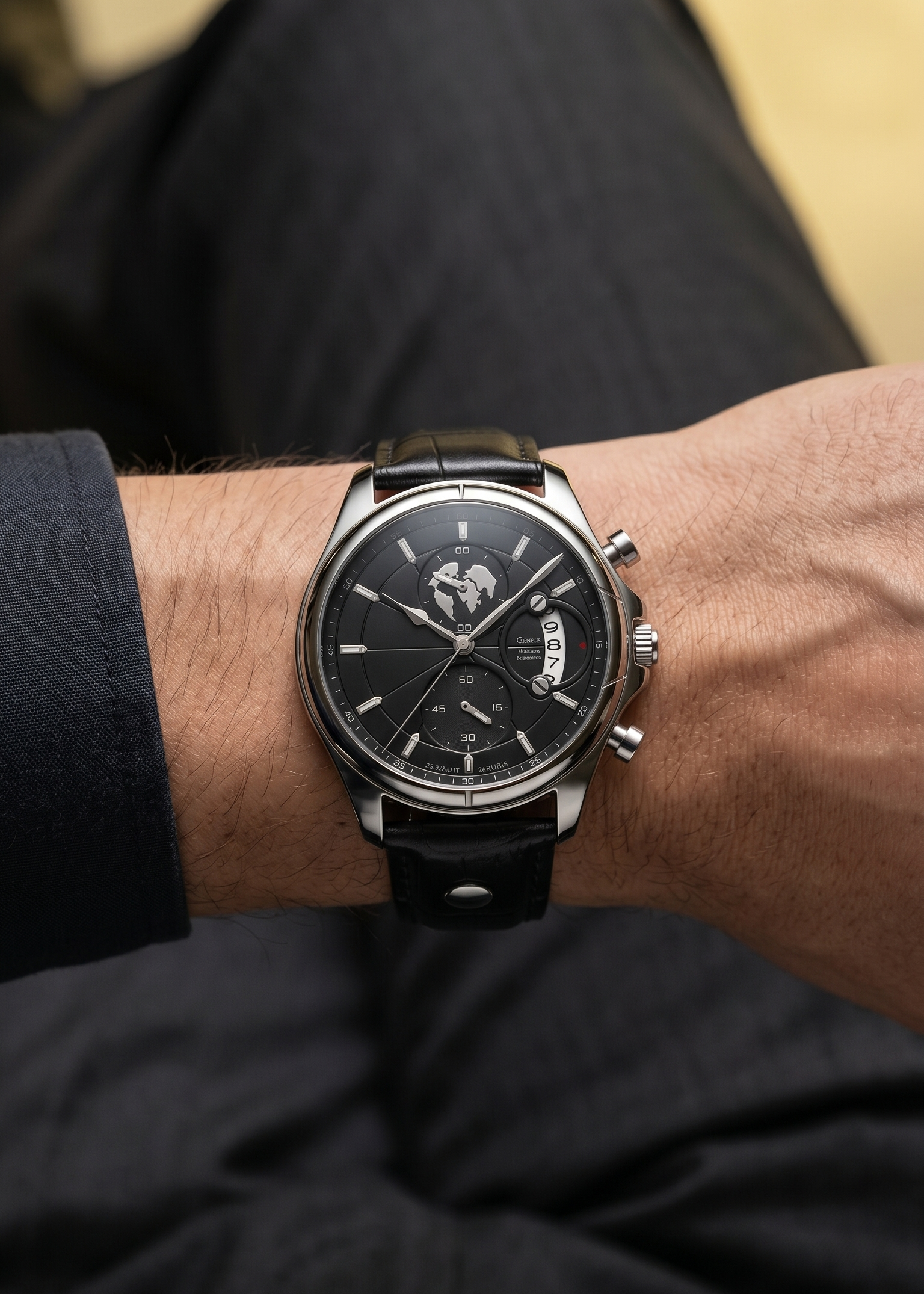 Aldric Voss — The Meridian Chronograph Onyx